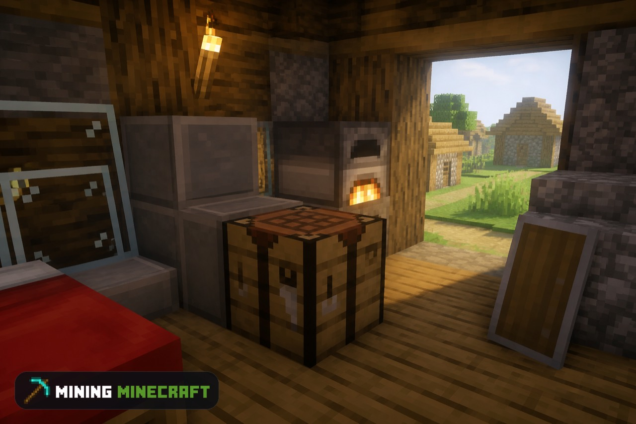 Crafting table workshop